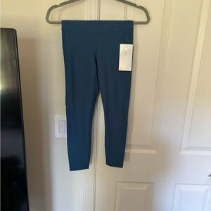 NWT - Athleta Interval Stash 7/8 Tights - Lapis Blue